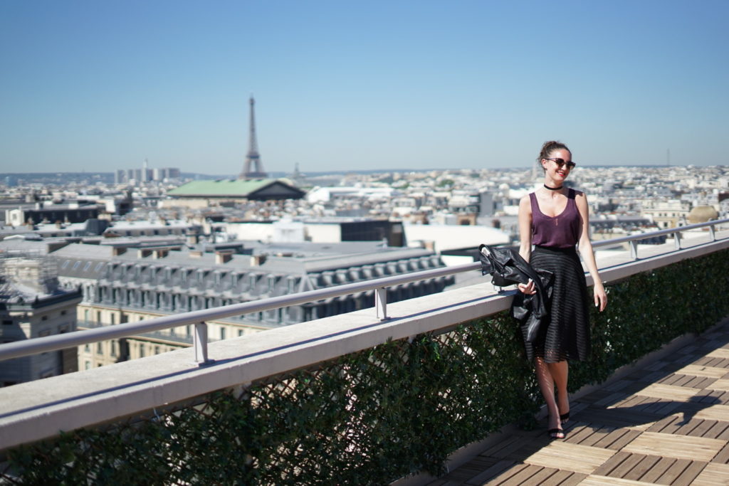 Finir son shopping en beauté sur La Terrasse des Galeries Lafayette Haussmann. Une des plus belles vues de Paris 