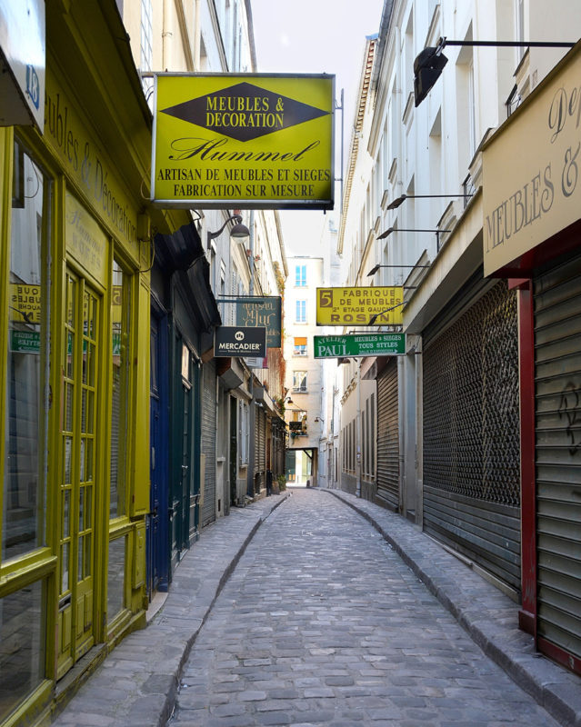 Les cours et passages rue du Faubourg Saint-Antoine