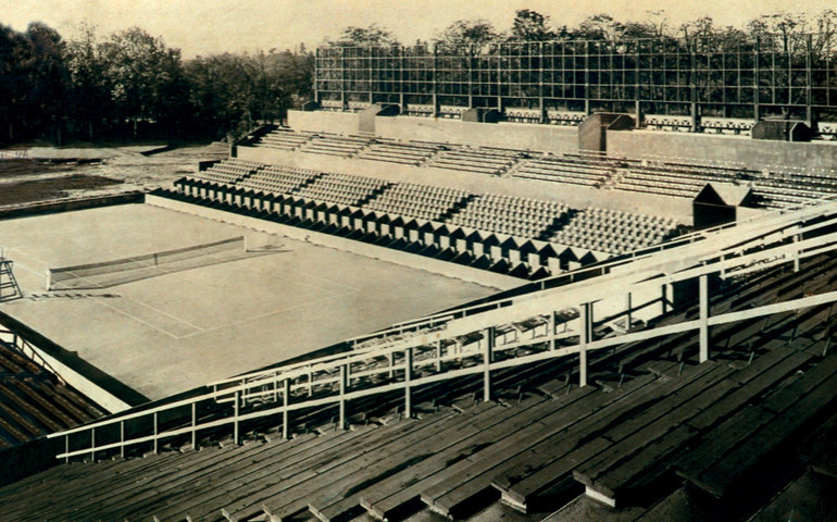 Le stade de Roland-Garros avant la Seconde Guerre Mondiale. Source: Overblog