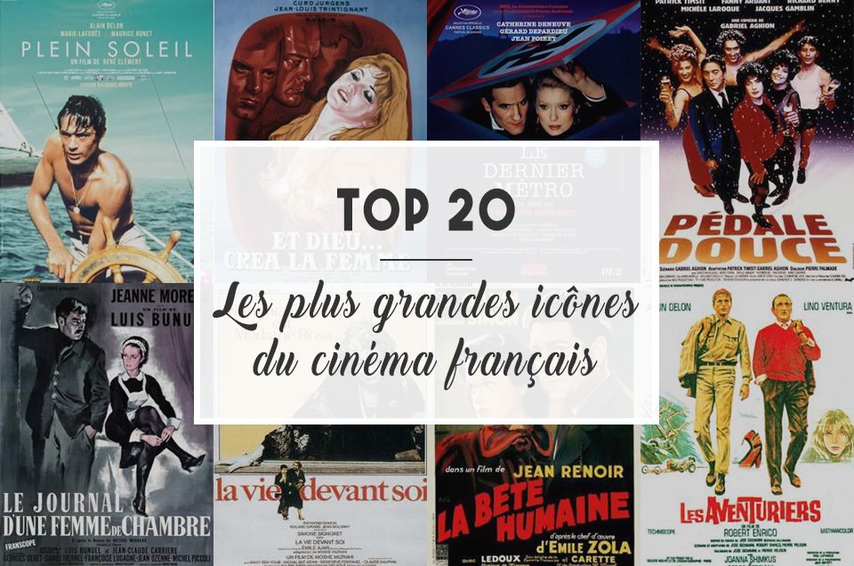 TOP 20 : Les plus grandes icônes du cinéma français