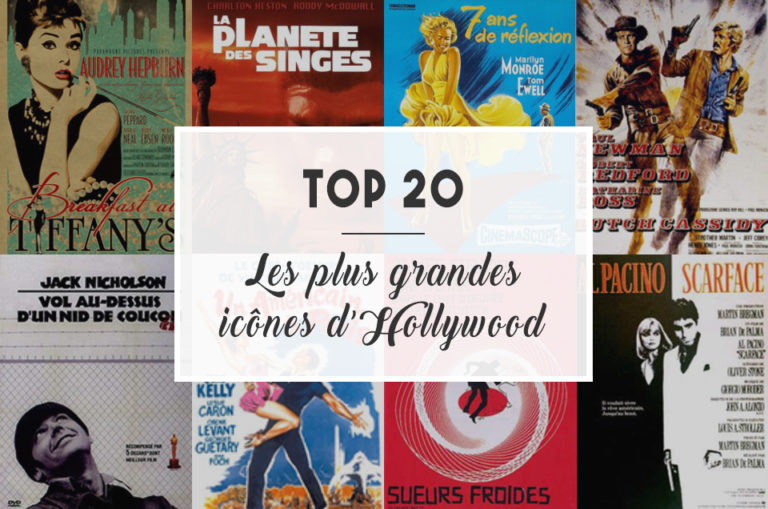 TOP 20 : Les plus grandes icônes d’Hollywood