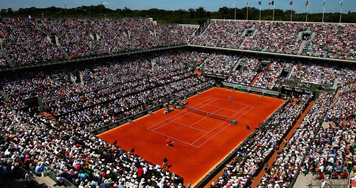 Stade de Roland-Garros durant la finale de 2015 Source: ATP World Tour