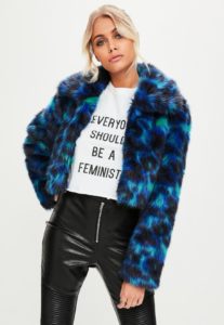 manteau-bleu-en-fausse-fourrure-imprim-lopard