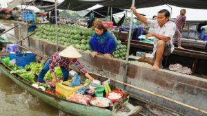 Mékong, Floating market, vietnam