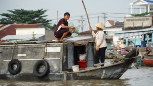 Mékong, Floating market, vietnam
