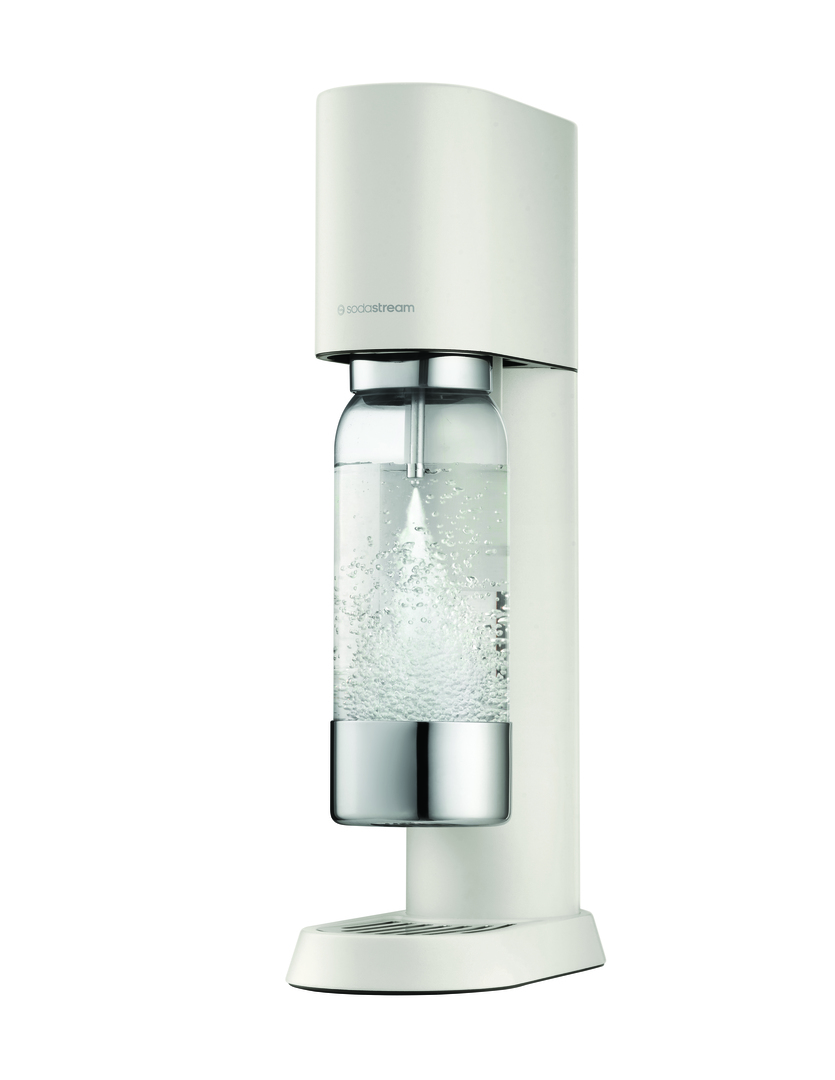 SodaStream ensō beige sable, une teinte douce inspirée de la nature pour un design apaisant et raffiné.