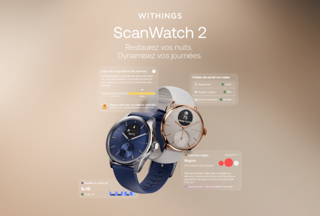 ScanWatch 2 : la nouvelle montre Withings qui anticipe la fatigue et les signes de maladie