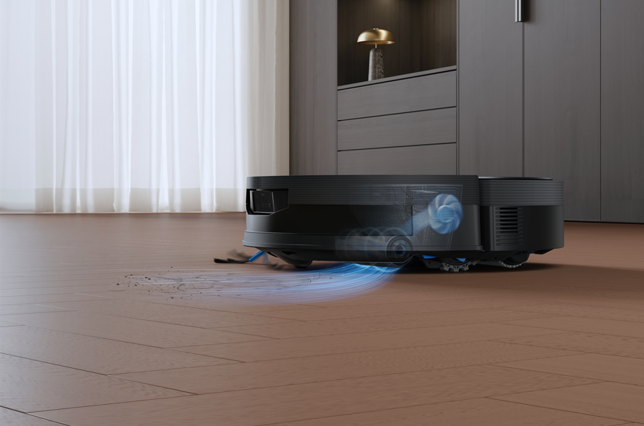 Aspiration optimale par le DEEBOT X12 grâce à la technologie Blast